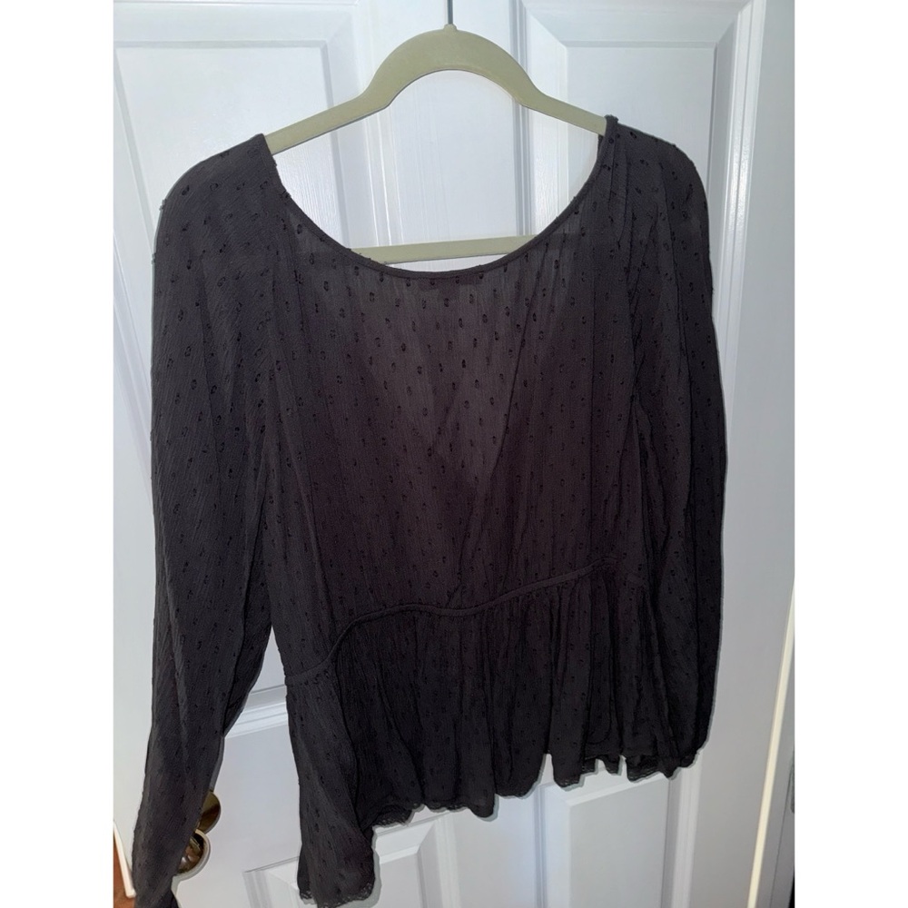 Charcoal blouse - Picture 4 of 4